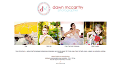 Desktop Screenshot of dawnmccarthyphotography.com